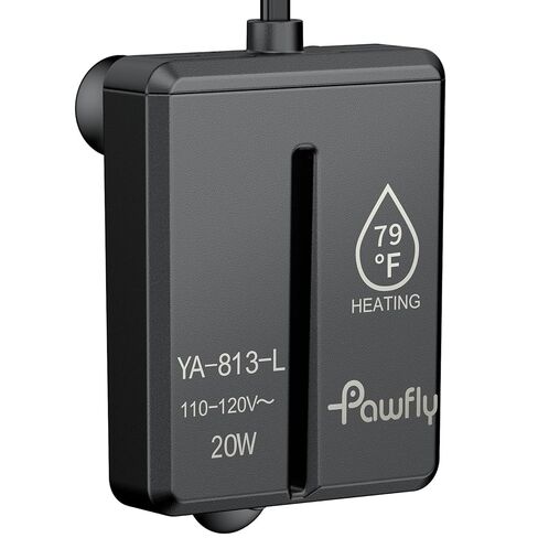 Pawfly 20 W سخان حوض السمك الغاطس الصغير، 1.5-3 جالون خزانات الأسماك سخان بيتا مع الحرارة، سخان خزان الأسماك الغاطسة، سخانات حوض السمك الصغيرة للمياه المالحة والمياه العذبة in Saudi Arabia