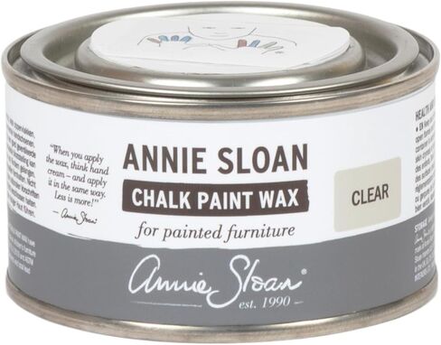 شمع Annie Sloan Chalk Paint® (500 مل، داكن) يُستخدم لإغلاق وحماية الطلاء الخاص بك على الأثاث الداخلي والخزائن والجدران وديكور المنزل. لعبة معتمدة آمنة. in Kuwait