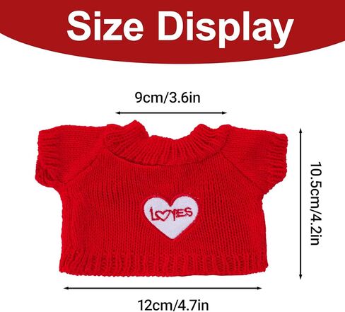 2 Pack Guinea Pig Clothes Hamster Sweater Ferret Knitted Clothes for Small Animal Outfit Winter Valentine Christmas Clothing (One Size, Valentine's Day-1) in Saudi Arabia