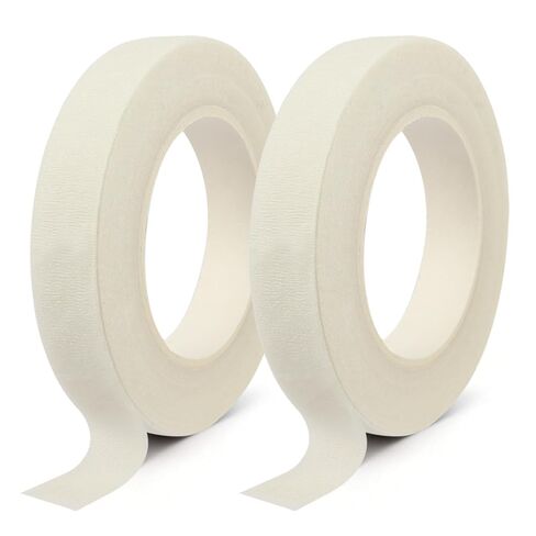 شريط زهور أخضر من DOMMARE، قطعتان من شريط تغليف الزهور، 1/2 بوصة لوازم باقة الزهور لباقة زهور ترتيب الزهور، باقة الزفاف، إكليل الزهور، ديكور الحديقة، 32 ياردة in Kuwait