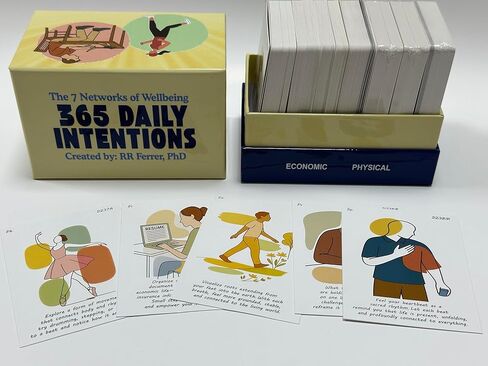 The 7 Networks of Wellbeing 365 Daily Intention Cards in Saudi Arabia