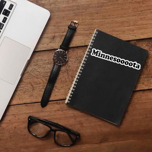 Minnesota Sticker for Hydroflask Water Bottle - Funny Midwest Decals for Laptop - Midwestern Accent Minneapolis St. Paul Duluth Gift in Saudi Arabia
