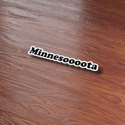 Minnesota Sticker for Hydroflask Water Bottle - Funny Midwest Decals for Laptop - Midwestern Accent Minneapolis St. Paul Duluth Gift in Saudi Arabia