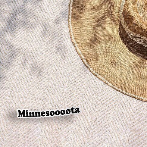 Minnesota Sticker for Hydroflask Water Bottle - Funny Midwest Decals for Laptop - Midwestern Accent Minneapolis St. Paul Duluth Gift in Saudi Arabia
