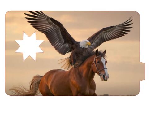 Flying Horse with Flag Back Ground "America" Debit Card Skin Credit Card Skin Custom Credit Card Stickers Skin Card Cover Sticker Credit Card Covers. in Saudi Arabia