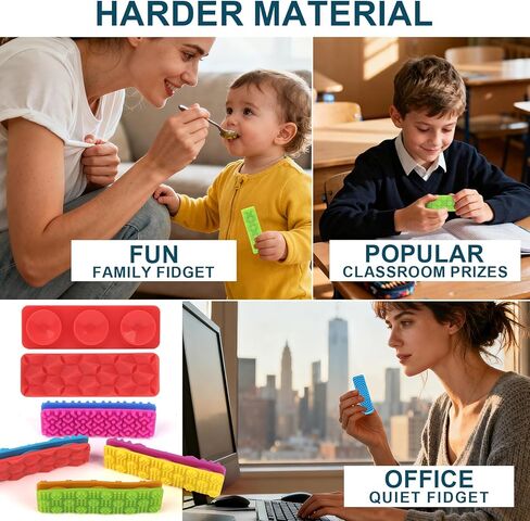 8 عبوات من ألعاب الشفط الحسية المزخرفة للأطفال والبالغين وملصقات شرائط حسية هادئة للتوحد وADHD وتهدئة القلق وتخفيف التوتر في مكتب الفصل الدراسي يجب أن يكون بها هدايا عيد الميلاد in Kuwait