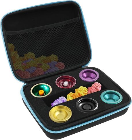 حقيبة تخزين يويو، حقيبة يويو احترافية تتسع لـ 12 شخصًا، حقيبة حمل يويو محمولة لحماية ملحقات يويو، مقصورات تخزين كرة يويو وحقيبة شبكية داخلية، حقيبة حماية لمعدات ألعاب يويو الخارجية in Kuwait