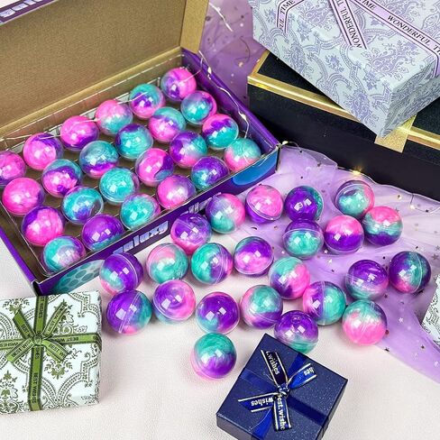 24 Pack Galaxy Slime Balls for Kids - Stretchy, Non-Sticky, Mess-Free Stress Relief Toys, Halloween Christmas Party Favors, Classroom Rewards, Goodie Bag Stuffers for Boys & Girls in Saudi Arabia