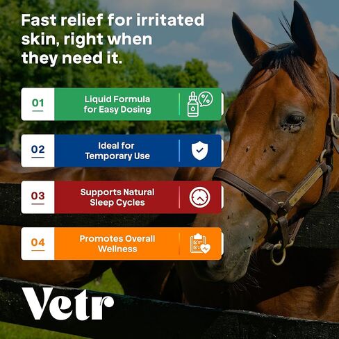 vetr Skin Relief Hydrocortisone Spray for Dogs - Topical Support for Itchy Skin and Hot Spots - 4 oz (120mL) - Vet-Formulated in USA in Kuwait