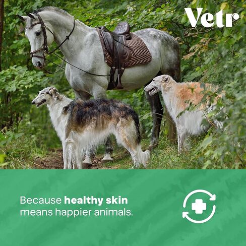vetr Skin Relief Hydrocortisone Spray for Dogs - Topical Support for Itchy Skin and Hot Spots - 4 oz (120mL) - Vet-Formulated in USA in Kuwait