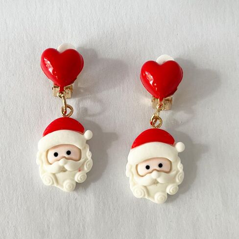 Christmas Jewelry Gift Set, Beaded Bracelet with Holiday Charms, Headband and Earrings for_Girls in Saudi Arabia