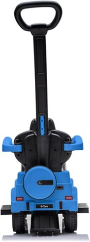 عربة أطفال للأماكن الخارجية من Best Ride On Cars Mercedes G-Wagon 3 في 1 مع مقبض قابل للفصل وقضبان أمان وقرن عمل، أزرق in Kuwait