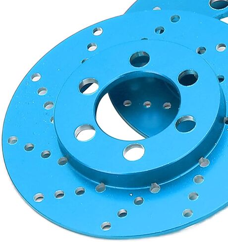 4 قطع RC قرص الفرامل سبائك الألومنيوم الفرامل الفرجار لعجلة 2 2 بوصة 1 10 RC الزاحف CarBlue ومظهر الصدأ مادة عالية مصنوعة من قرص مقاوم للسبائك (أزرق) in Saudi Arabia