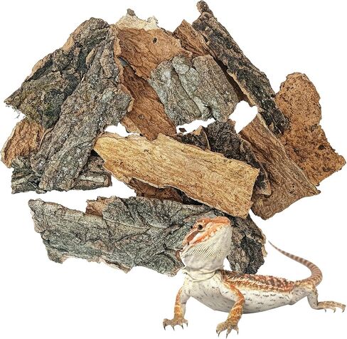 BNOSDM Cork Bark for Reptiles 0.6 LB Bulk Natural Cork Flats for Terrarium in Kuwait