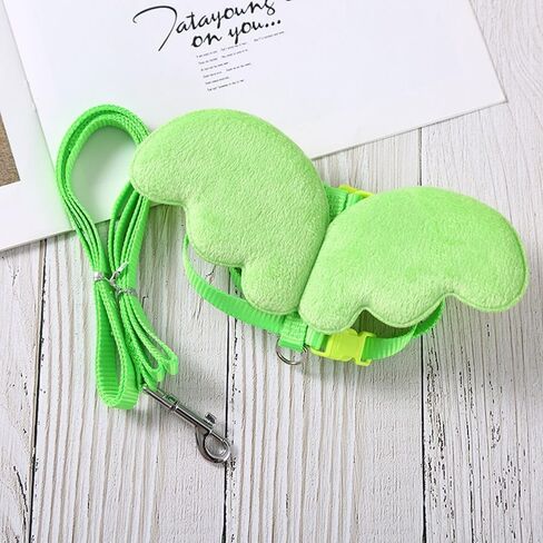 Puppy Leashes 1 Pcs Lightweight Hamster Clothes Polyester Vest Chest Strap Thick Wing Pattern Angel Wing(XS,Purple) in Saudi Arabia