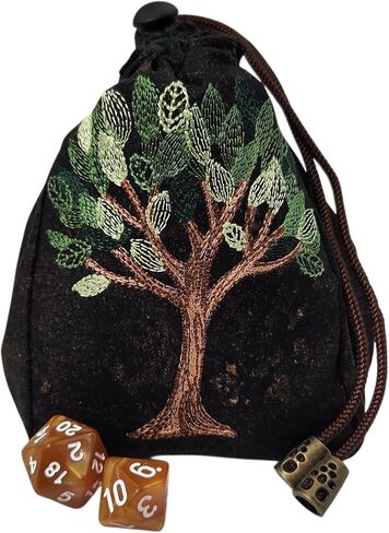 Tree dice Bag, TTRPG, Role Playing, Game Bag in Saudi Arabia
