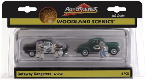 Woodland Scenics WOOAS5540 HO Getaway Gangsters in Kuwait