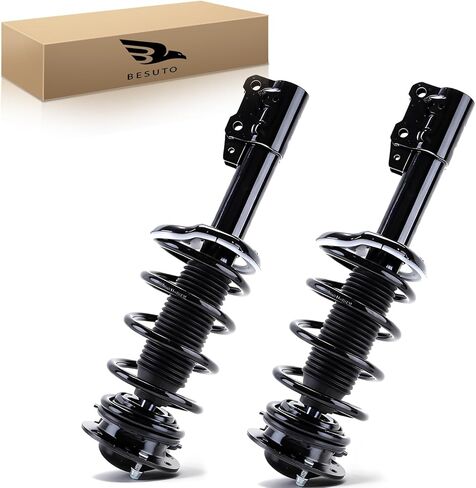 تجميع Besuto Front Struts Assorber Assorber متوفرة لـ Chevy Malibu 2004-2012 ، Pontiac G6 2005-2010 ، Saturn Aura 2007-2009 ، زوج Stupension Strut من 2 ، 172199/172200 in Saudi Arabia