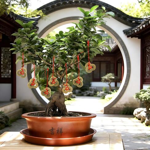 Chinese Coins 10 PCS Chinese Feng Shui I-Ching Coins Fortune Good Luck Traditional Coin with Red String for Wealth and Success Lunar New Year Coin Decorations Gift 5 Styles in Kuwait