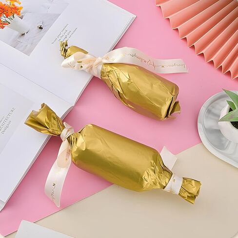 مناديل ذهبية لحقائب الهدايا - 30 ورقة من ورق تغليف المناديل الذهبية بالجملة لحفلات الزفاف وأعياد الميلاد ومشروع تزيين هدايا عيد الميلاد (20 × 20 بوصة) in Kuwait