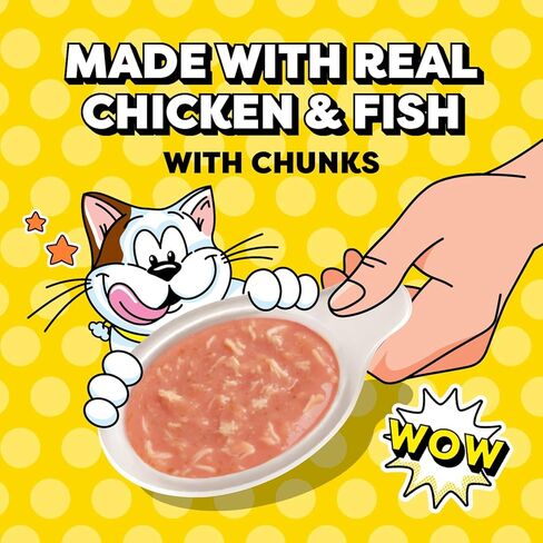 Temptations Lickable Spoons, Soft Lickable Cat Treats, Adult Wet Cat Treats, Variety Pack, 24 Spoons in Saudi Arabia