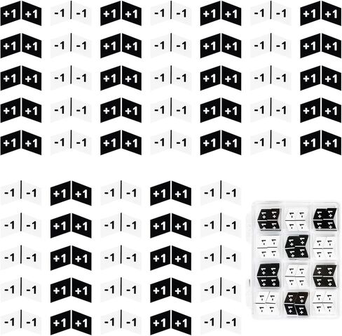 SIXPOINTS 60 Pieces MTG Counters Tokens Buff +1/+0 Life Counter Token & Box Set Compatible with Magic The Gathering Creature Stats or Loyalty, TCG, Card Games Accessories in Kuwait