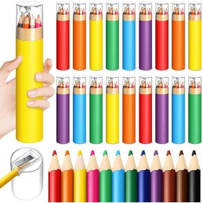 36 Pack Christmas Colored Pencils Gifts Bulk with Sharpener, 12 Color Travel Portable Presharpened Pencil Pack, Colored Pencils Set for Adults Christmas Charity Arts Supplies Painting in Kuwait