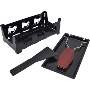 Zerodis Mini Cheese Raclette Grill with Black Handle, Rectangular Bakeware, Cheese Melter Pan Countertop Griddle Appliance in Saudi Arabia
