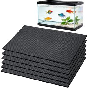 6 Pack Aquarium Leveling Mat Bulk, 23.6x15.7 Inch Fish Tank Pad with Non-Slip for 10 Gallon Fish Tank, 1/4 Inch Thick Waterproof Compressible Neoprene Mat for Under Tank, Tank Base Cushion in Kuwait