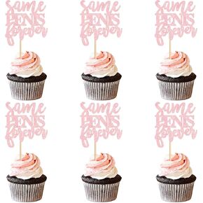 Ercaido 48 حزمة من أغطية الكب كيك باللون الأحمر اللامع لعيد الحب السعيد Love Xoxo Be Mine Cupcake Picks لعيد الحب وحفلات الزفاف والخطوبة وحفلات الزفاف وحفلات الزفاف وديكورات الكيك in Kuwait