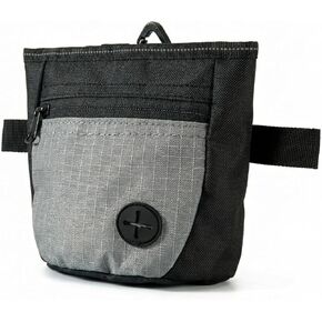 Dog Treat Pouch, Durable Training Tool for Pet Training & Puppy Training Treats (Black-Gray) in Kuwait