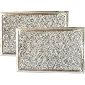 2 Pack Microwave Grease Filter Fit for GE JVM6175DK5WW, JVM6175YK5FS, JVM6175SK5SS, JVM6175DK5BB Microwave Replacement Part in Saudi Arabia