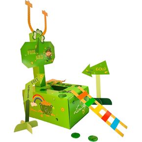 Usakiibebe St Patrick's Day Leprechaun Trap Kit - St. Patricks Day Decorations Leprechaun Trap Crafts Kit for Kids DIY Craft Catch a Leprechaun Trap Kit (PillarTrap) in Saudi Arabia