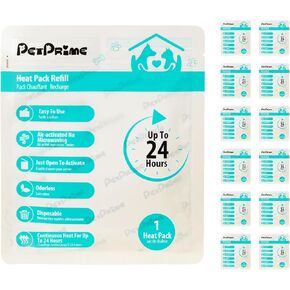 Pet Prime Heartbeat Dog Toy for Puppy Anxiety with Rechargeable Heartbeat - Smart Timer and Adjustable Speed Features to Soothe Puppies,Include 1PC Disposable Heat Pack for Extra Comfort in Kuwait