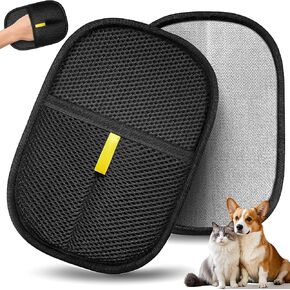 Electrostatic Pet Hair Remover Glove for Dogs &Cats, Reusable Cat Dog Magic Brush pet Hair, Suitable for Sofas, Clothing, Carpets, Curtains (1Pcs) in Saudi Arabia