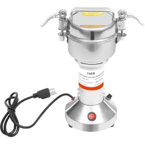 Commercial Grain Mill, 2500g Stainless Steel Electric Grinder for Coffee Beans, Spices, Herbs and Grains, 4500W 32000r/min with Timer and 110V US Plug for Home and Commercial Use in Saudi Arabia