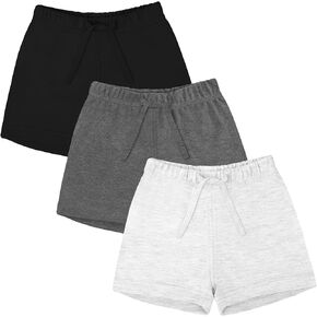 Ruisita 3 Pack Unisex-Baby Shorts Baby Cotton Short with Drawstring Soild Color Shorts for Toddler Kids in Saudi Arabia
