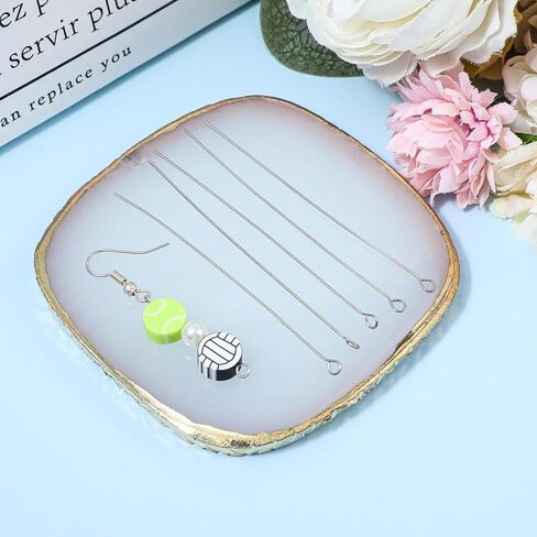 400 قطعة دبابيس لصنع المجوهرات، 70 مم/2.76 بوصة دبابيس رأس لصنع المجوهرات، دبابيس رأس لصناعة المجوهرات DIY حرفية خرز حلق قلادة قلادة سوار صنع in Kuwait