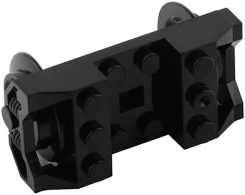Train Wheel Sets with Metal Axles, 4-Piece Building Block Technical Parts, Compatible with Power Functions Tracks 74784 2878c02 in Saudi Arabia