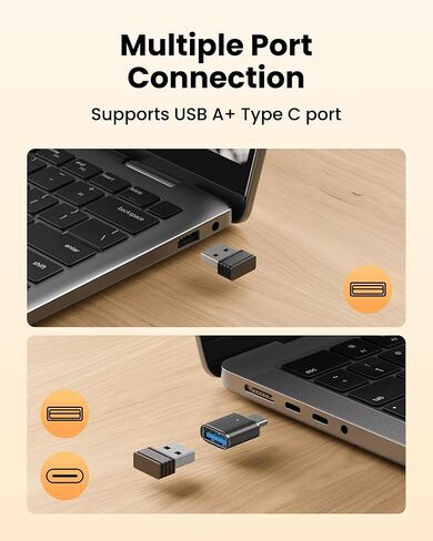 مجموعة لوحة مفاتيح وماوس قابلة للطي، USB A+Type C+Bluetooth1&2 (4 في 1) اتصال لاسلكي، تصميم محمول كامل الحجم قابل للطي وقابل لإعادة الشحن مع قفل لوحة المفاتيح للمنزل/المكتب/سفر العمل - أسود in Kuwait