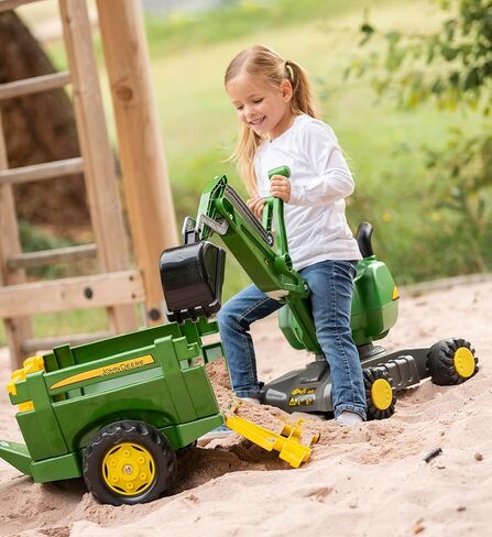 rolly toys John Deere Ride-On: 360-Degree Excavator Shovel/Digger, Youth Ages 3+ in Saudi Arabia