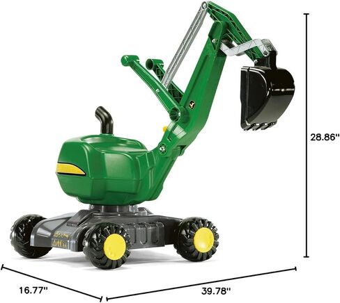 rolly toys John Deere Ride-On: 360-Degree Excavator Shovel/Digger, Youth Ages 3+ in Saudi Arabia