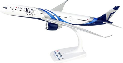 Flight Miniatures Delta 100th Anniv. Livery A350 1:200 Scale - Plastic Snap-Fit Model Airplane - Collectible Replica of Delta Airlines Aircraft Part# AAB-35090H-004 in Saudi Arabia