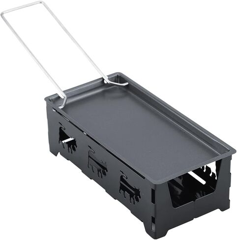 Portable Cheese Raclette, Non Stick Baking Tray for Melting Cheese with Carbon Steel, Compact Foldable Handle for Home Kitchen in Saudi Arabia