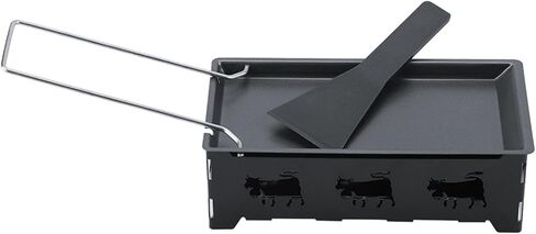 Portable Cheese Raclette, Non Stick Baking Tray for Melting Cheese with Carbon Steel, Compact Foldable Handle for Home Kitchen in Saudi Arabia