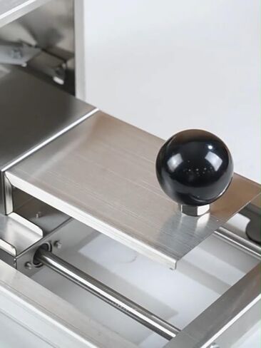 Commercial Manual Bun Slicer, Push Pull Hamburger Bagel Slicing Tools, 4-Level Thickness Adjustment, Stainless Steel, Bread Portioning Machine in Saudi Arabia