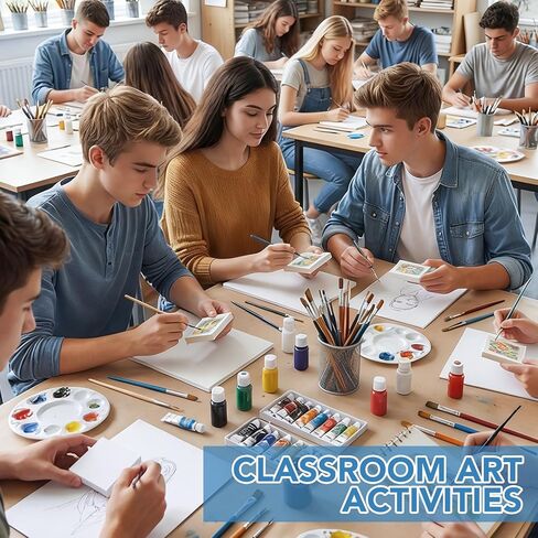 30 Pack Mini Painting Canvas, 2x2inch Small Canvas, Stretched Canvases for Painting, Mini Canvases Bulk, Professional Art Supplies Easter Gifts for Beginner Artists in Saudi Arabia