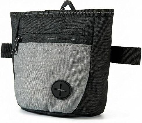 Dog Treat Pouch, Durable Training Tool for Pet Training & Puppy Training Treats (Black-Gray) in Kuwait