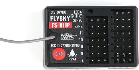 GoolRC Flysky FS-R11P Receiver, 2.4GHz 11CH Receiver ANT Protocol Single Antennas Compatible with Flysky FS-G7P FS-G7P+ FS-G11P FS-ST8 FS-ST16 Radio Transmitter for RC Car Boat in Saudi Arabia
