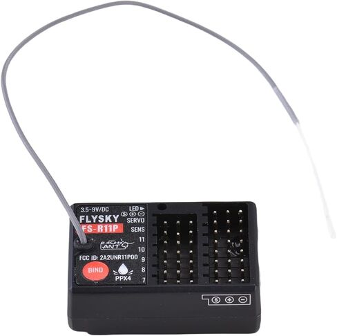 GoolRC Flysky FS-R11P Receiver, 2.4GHz 11CH Receiver ANT Protocol Single Antennas Compatible with Flysky FS-G7P FS-G7P+ FS-G11P FS-ST8 FS-ST16 Radio Transmitter for RC Car Boat in Saudi Arabia